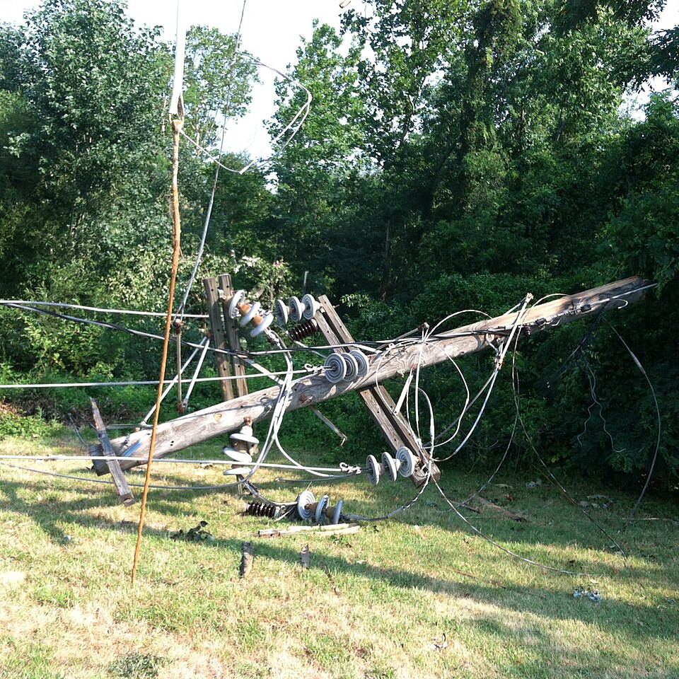 After Derecho storm in Arlington, Virginia - June 29, 2012
