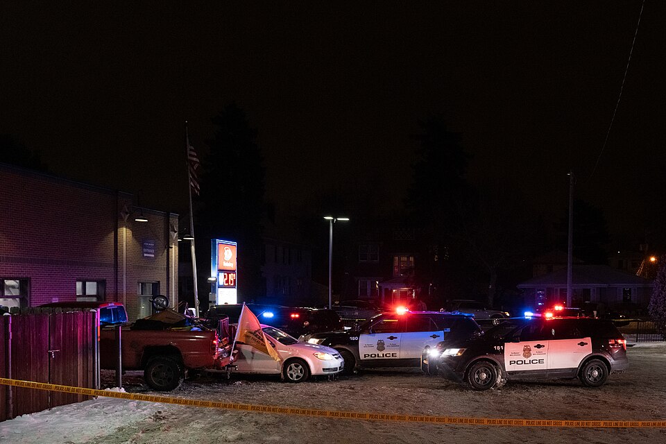 Photo credit: Chad Davis, December 30, 2020 - Minneapolis -- Minneapolis Police fatally shot Dolal I