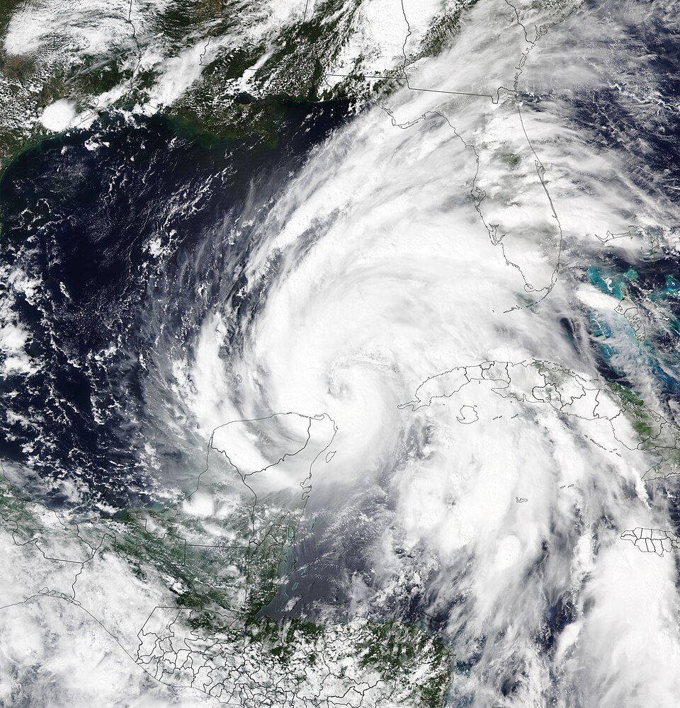When tropical weather watchers in the U.S. began tracking a disturbance brewing near the Yucatan Peninsula in mid-September, there were already worrisome signs in ocean temperature data for the Gulf of Mexico and the Caribbean Sea.
Sea surface temperature and ocean heat content data—both derived fro