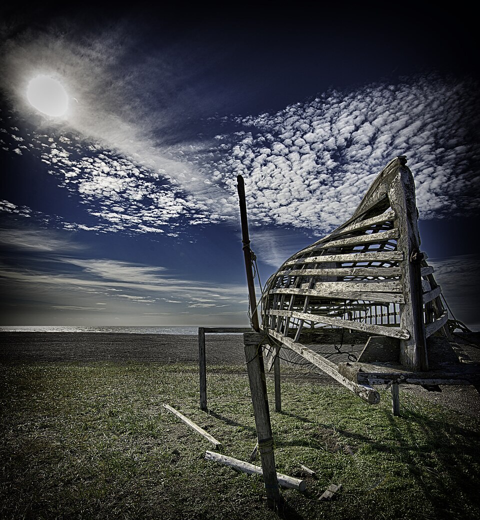 Gambell, Alaska, is located on the northwest cape of St. Lawrence Island in the Bering Sea, about 20