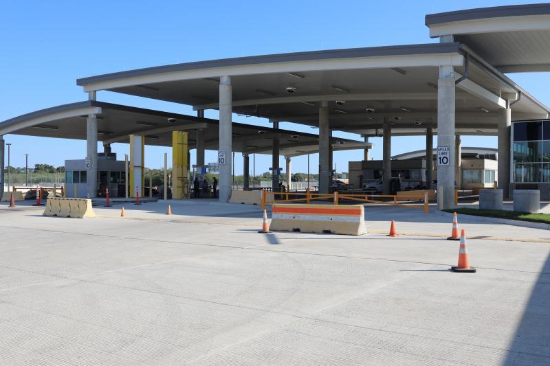 US Border Inspection Station at Del Rio, TX