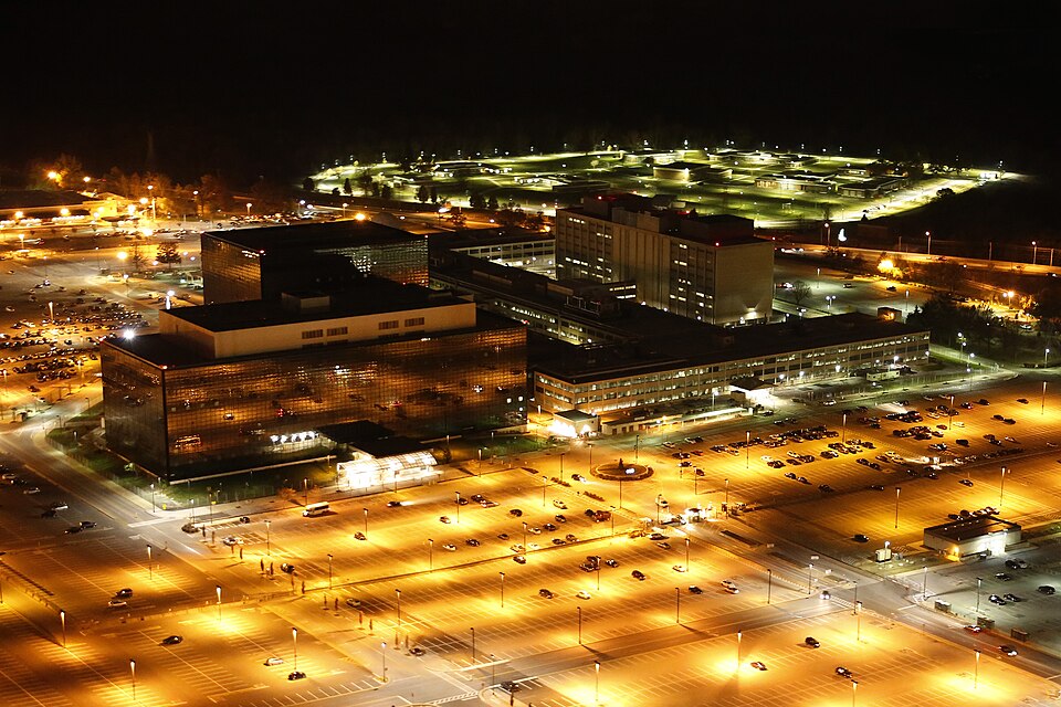 Aerial photograph of the National Security Agency by Trevor Paglen. Commissioned by Creative Time Reports, 2013.
