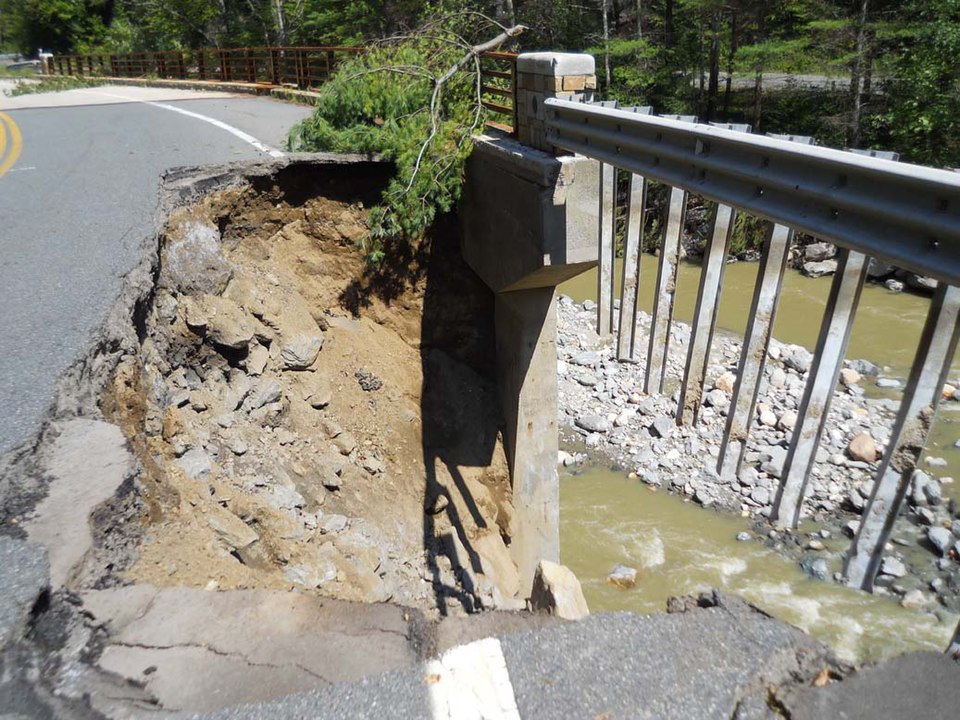 A portion of Route 2 that suffered significant damage due to flooding from Tropical Storm Irene remains closed from Mile Marker 21.6 in Florida to Mile Marker 27.5 in Charlemont.
MassDOT is committed to an accelerated repair process, beginning with slope stabilization in North Adams and Florida alon