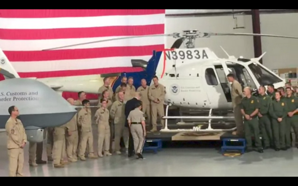 Trump at Yuma U.S. Customs and Border Protection facility