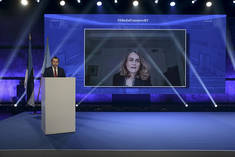 By Raigo Pajula / Estonian Foreign Ministry. UN Security Council Arria Meeting on Media Freedom in Belarus