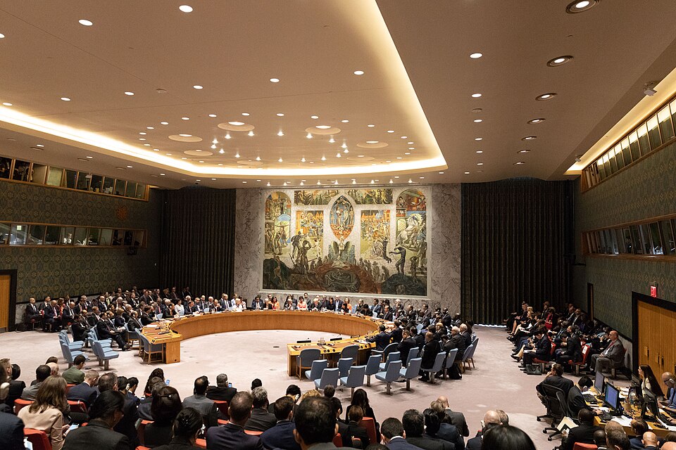 President Donald J. Trump speaks Wednesday, Sept. 26, 2018, during the United Nations Security Council Briefing on Counterproliferation at U.N. Headquarters in New York. (Official White House Photo by Shealah Craighead)