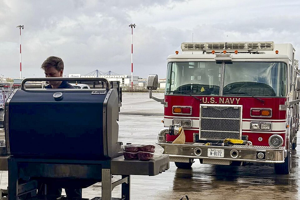 NAVAL SUPPORT ACTIVITY NAPLES, Italy (January 9, 2026) U.S. Naval Support Activity (NSA) Naples Security, Fire, and Emergency Service teams gather in recognition of Law Enforcement Appreciation Day at the NSA Naples Capodichino Fire Station, Jan. 9, 2026. NSA Naples is an operational base, home to o