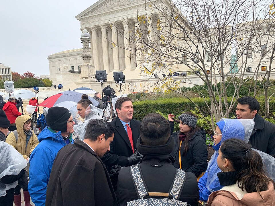 I’m at the Supreme Court this morning to hear the arguments that will determine the fate of #DACA. Dreamers are an integral part of our communities, and they deserve to contribute and participate fully without fear of their legal status being taken away. #HomeIsHere