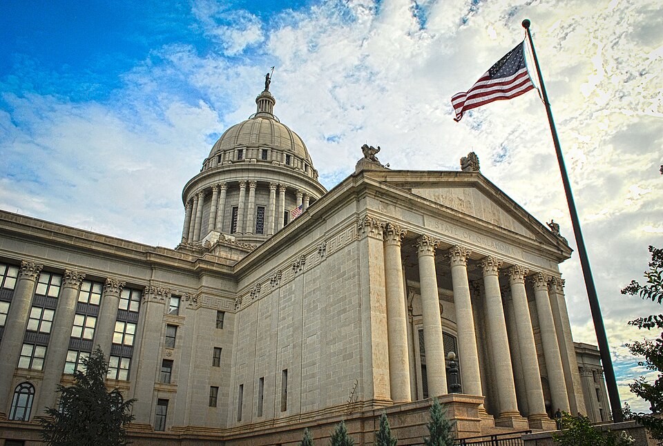 Oklahoma State Capitol, 22nd St. and Lincoln Boulevard Oklahoma City