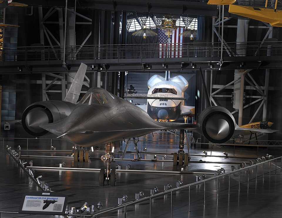 Twin-engine, two-seat, supersonic strategic reconnaissance aircraft; airframe constructed largely of titanium and its alloys; vertical tail fins are constructed of a composite (laminated plastic-type material) to reduce radar cross-section; Pratt and Whitney J58 (JT11D-20B) turbojet engines feature 