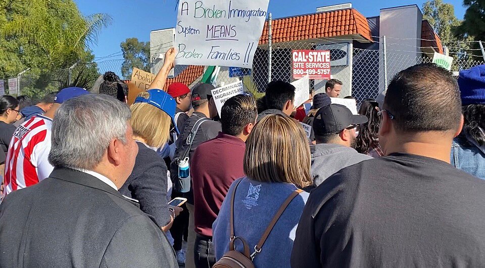 #TeamCardenas joined the people of the San Fernando Valley to protest the opening of a new ICE detention facility in Arleta. I will not sit quietly as a detention center opens in my district that would put more children in cages and separate families.