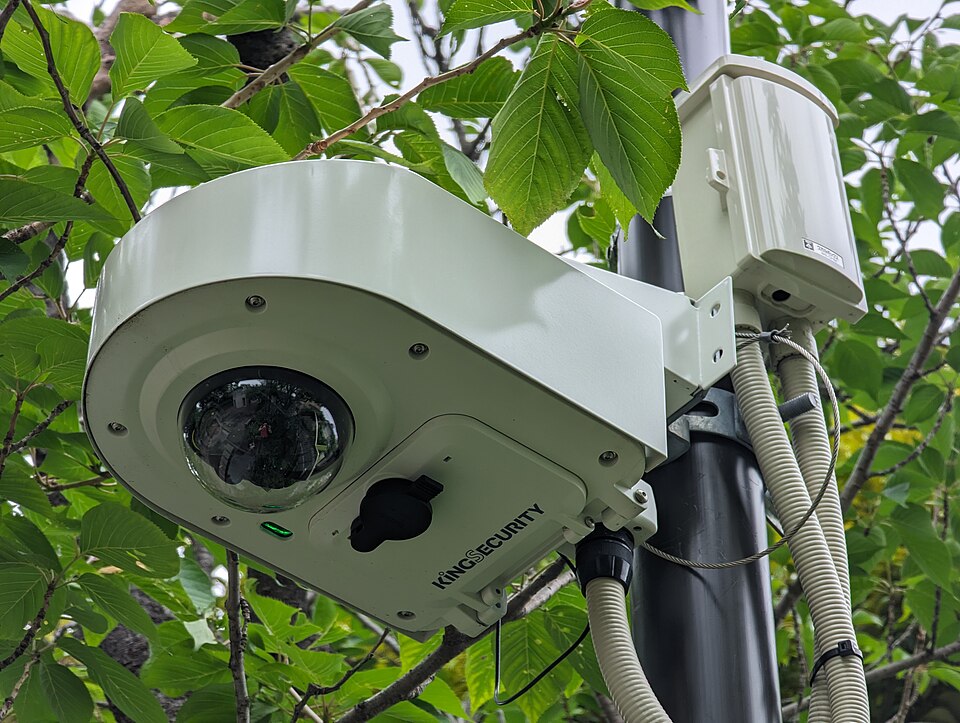 Security camera around Ebisu Garden Place